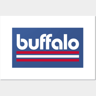 Retro Buffalo Stripes Posters and Art